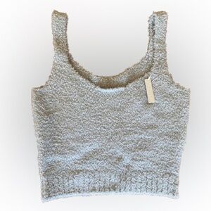 Skims Cozy Knit Tank Gray - L/XL